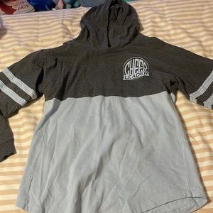 kids cheerleader hooded long sleeve